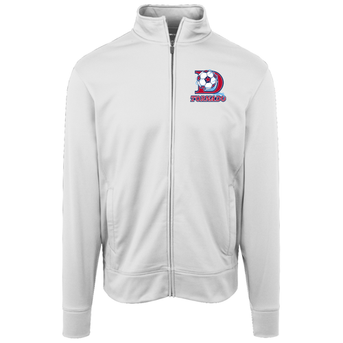 Dallas Tornado Full Zip Fleece Jacket NASL Soccer Team Fan Apparel color White