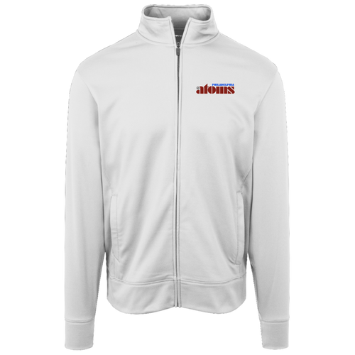 Philadelphia Atoms Full Zip Fleece Jacket NASL Soccer Team Fan Apparel color White