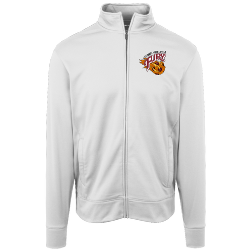 Philadelphia Fury Full Zip Fleece Jacket NASL Soccer Team Fan Apparel color White