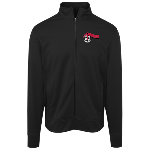 San Jose Earthquakes Full Zip Fleece Jacket NASL Soccer Team Fan Apparel color Black