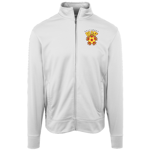 Baltimore Blast Full Zip Fleece Jacket MISL Soccer Team Fan Apparel color White