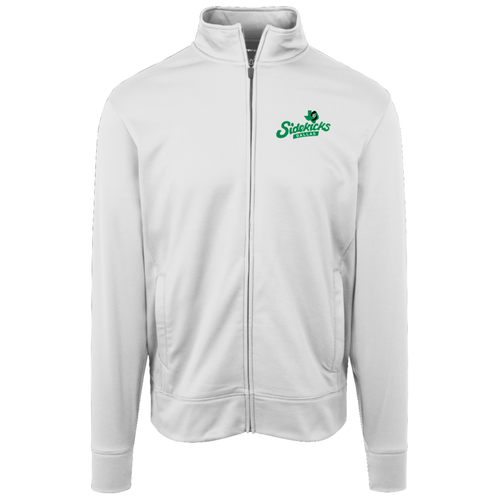 Dallas Sidekicks Full Zip Fleece Jacket MISL Soccer Team Fan Apparel color White