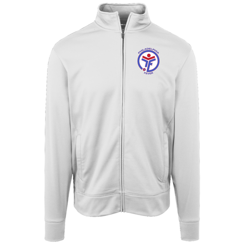 Philadelphia Fever Full Zip Fleece Jacket MISL Soccer Team Fan Apparel color White