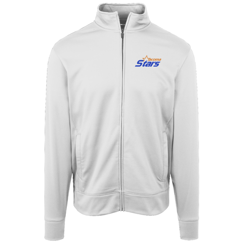 Tacoma Stars Full Zip Fleece Jacket MISL Soccer Team Fan Apparel color White