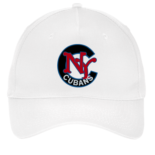 New York Cubans Twill Cap Negro Leagues Baseball Team color White