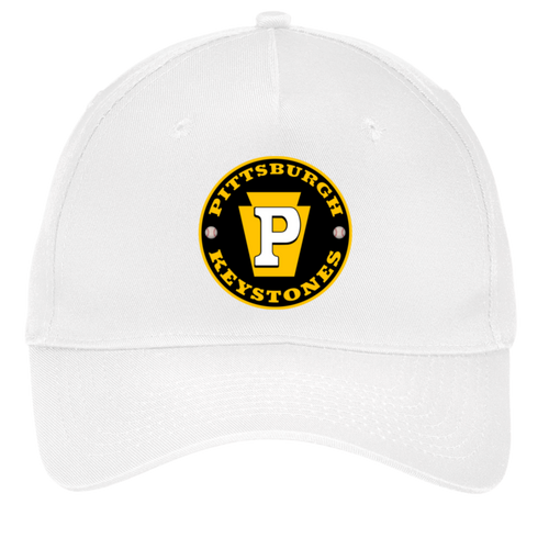 Pittsburgh Keystones Twill Cap Negro Leagues Baseball Team color White