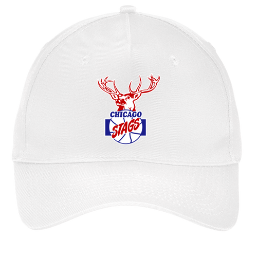 Chicago Stags Twill Cap NBA Basketball Team color White