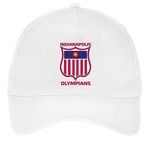 Indianapolis Olympians Twill Cap NBA Basketball Team color White
