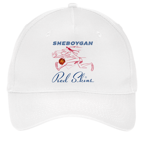 Sheboygan Redskins Twill Cap NBA Basketball Team Color White