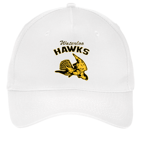 Waterloo Hawks Twill Cap NBA Basketball Team color White