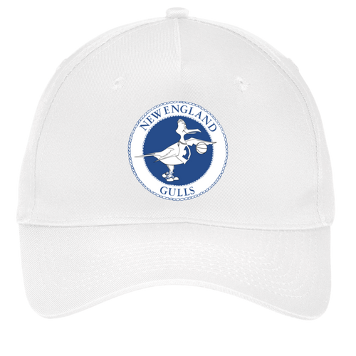 New England Gulls Twill Cap WBL Womens Basketball Team color White
