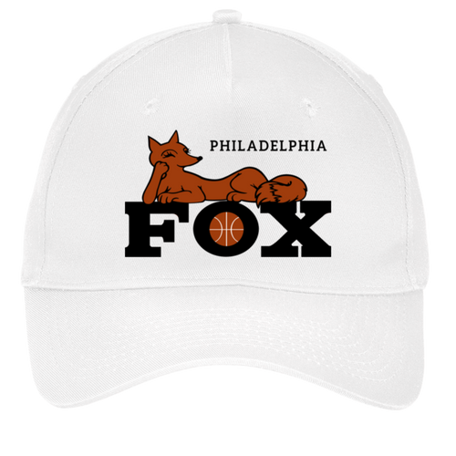 Philadelphia Fox Twill Cap WBL Womens Basketball Team color White
