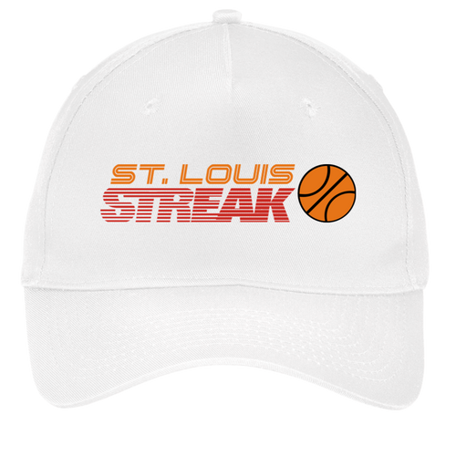 St. Louis Streak Twill Cap WBL Womens Basketball Team color White
