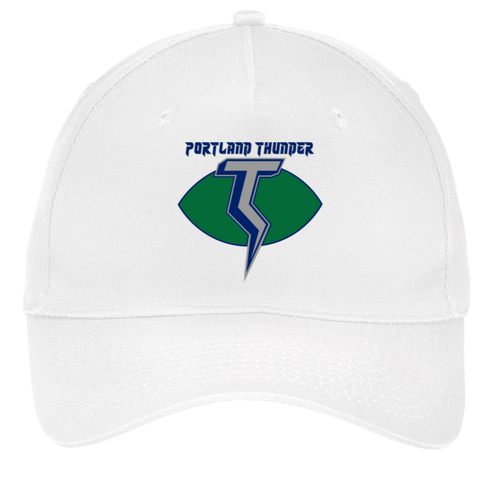 Portland Thunder Twill Cap WFL Football Team color White