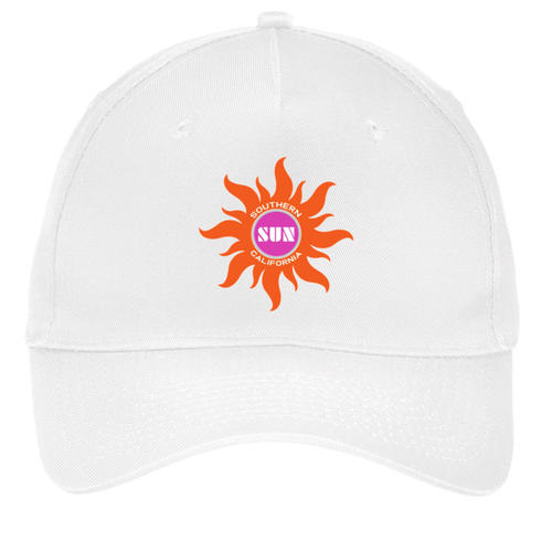 Southern California Sun Twill Cap WFL Football Team color White