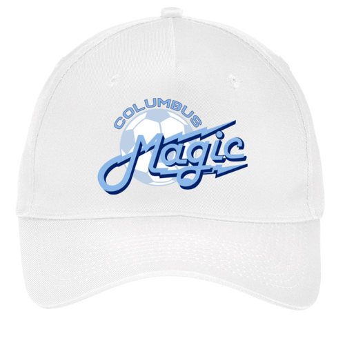 Columbus Magic Twill Cap ASL Soccer Team Fan Apparel color White