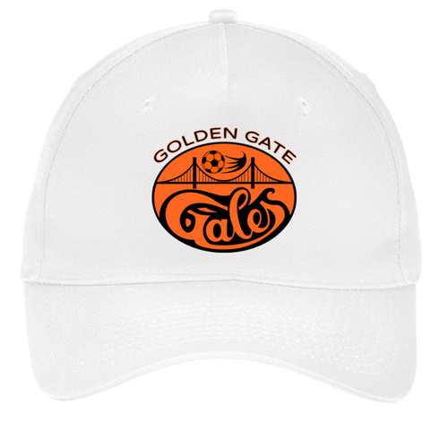 Golden Gate Gales Twill Cap ASL Soccer Team Fan Apparel color White