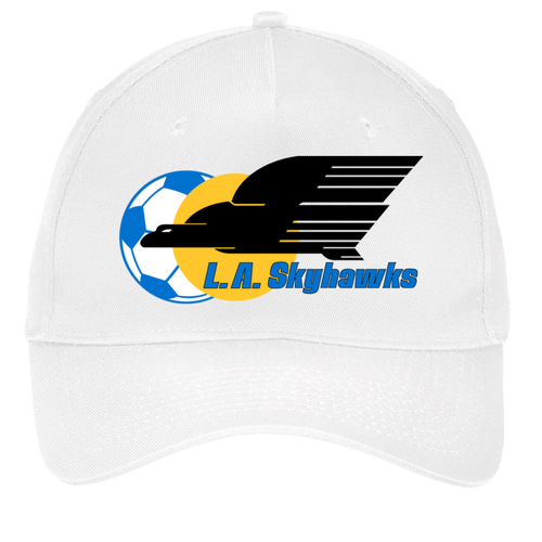 Los Angeles Skyhawks Twill Cap ASL Soccer Team Fan Apparel color White