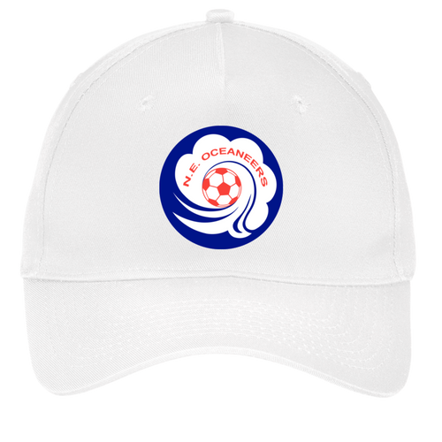 New England Oceaneers Twill Cap ASL Soccer Team Fan Apparel color White
