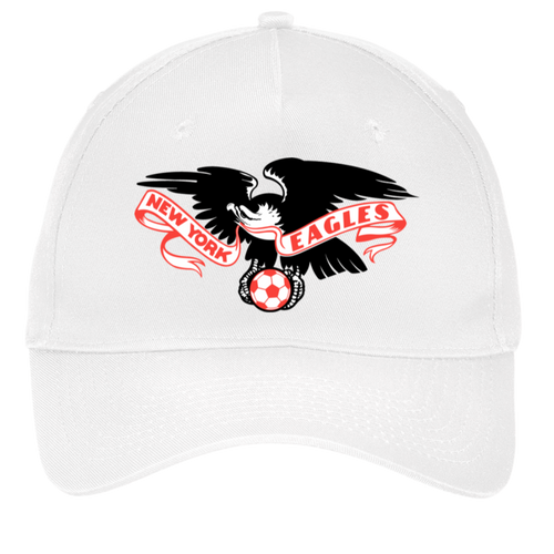 New York Eagles Twill Cap ASL Soccer Team color White