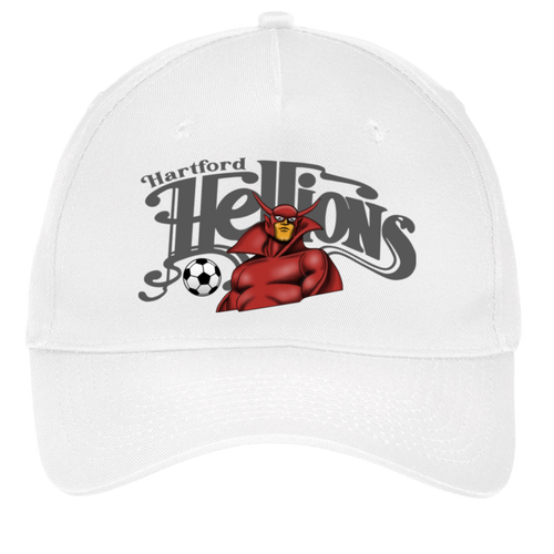 Hartford Hellions Twill Cap MISL Soccer Team Fan Apparel color White
