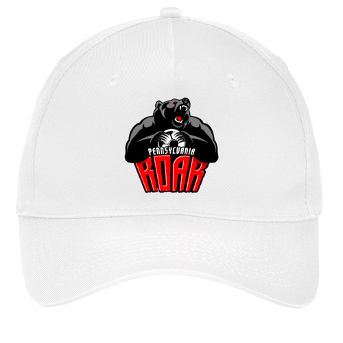Pennsylvania Roar Twill Cap MISL Soccer Team Fan Apparel color White