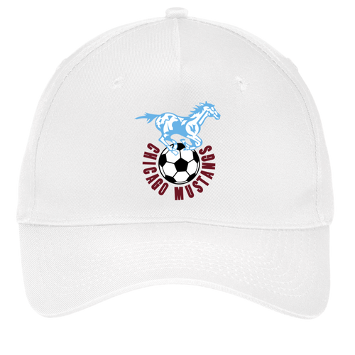 Chicago Mustangs Twill Cap NASL Soccer Team color White
