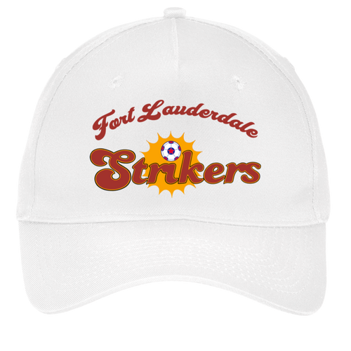Fort Lauderdale Strikers Twill Cap NASL Soccer Team color White