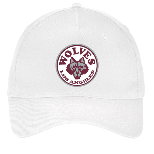 Los Angeles Wolves Twill Cap NASL Soccer Team color White