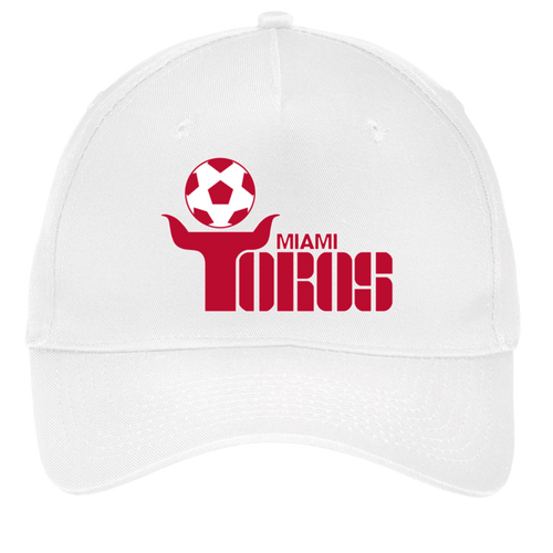 Miami Toros Twill Cap NASL Soccer Team color White