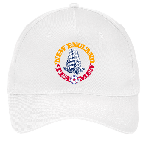 New England Tea Men Twill Cap NASL Soccer Team color White