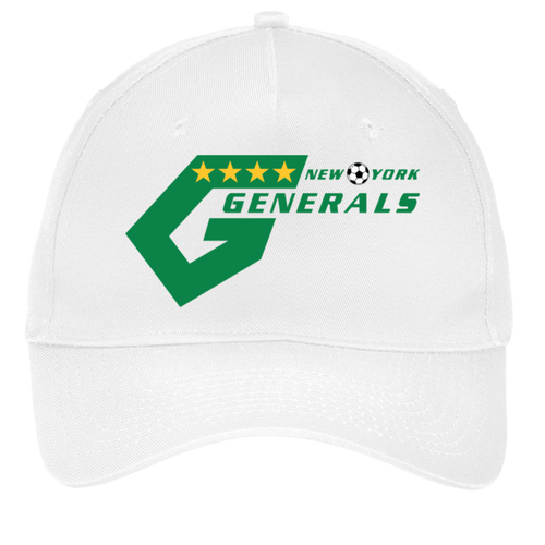 New York Generals Twill Cap NASL Soccer Team color White