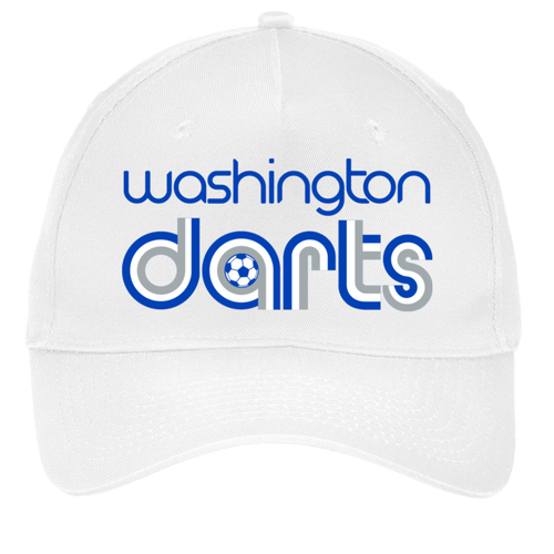 Washington Darts Twill Cap NASL Soccer Team color White