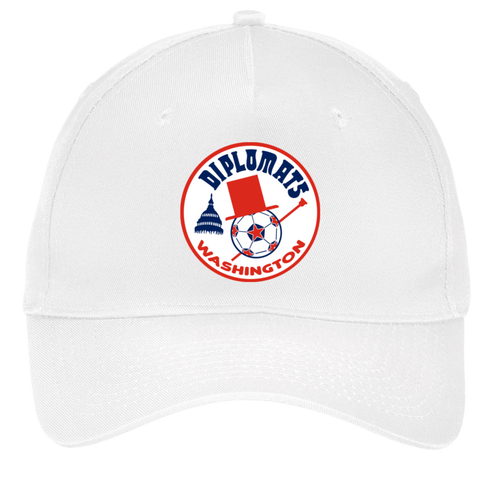 Washington Diplomats Twill Cap NASL Soccer Team color White