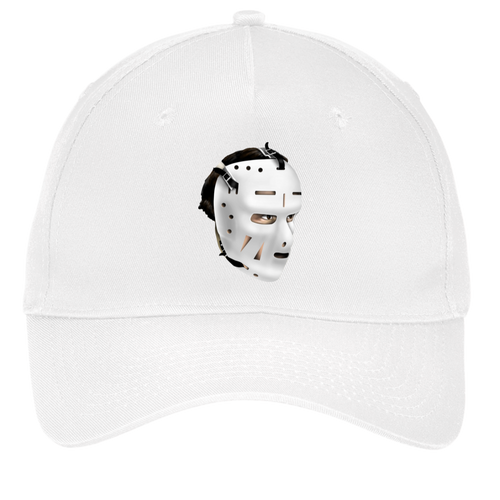 Ed Johnston Goalie Mask Twill Cap NHL Hockey Boston Bruins color White