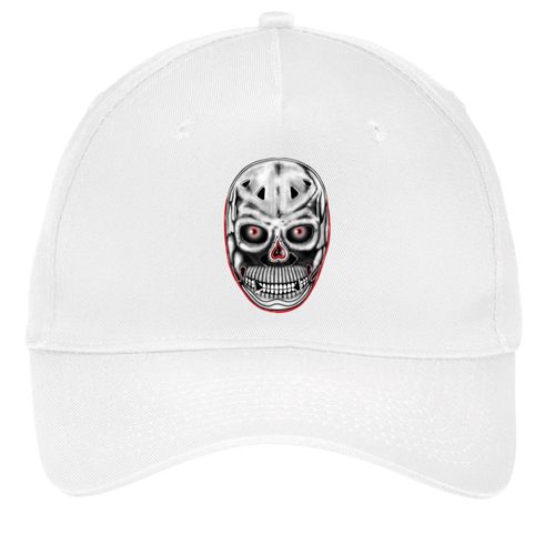 Gary Bromley Goalie Mask Twill Cap NHL Hockey Vancouver Canucks color White