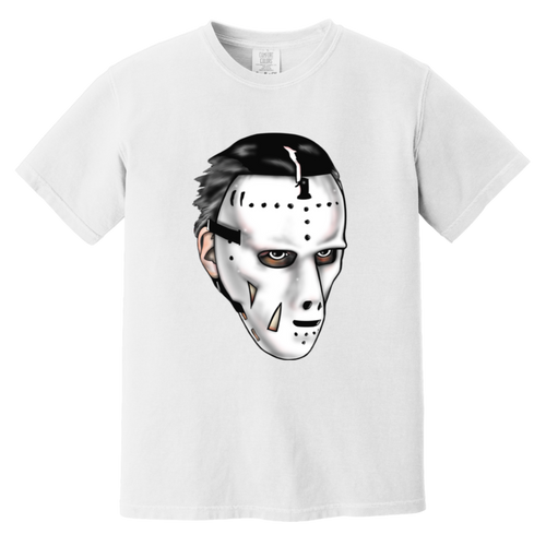 New York Rangers NHL Ed Giacomin Goalie Mask T-shirt color White