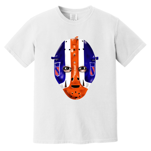 New York Rangers NHL John Davidson Goalie Mask T-shirt color White