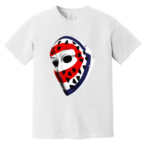 Montreal Canadiens NHL Ken Dryden Goalie Mask T-shirt color White