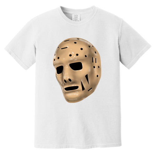Toronto Maple Leafs NHL Johnny Bower Goalie Mask T-shirt color White