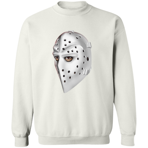 Philadelphia Flyers NHL Bernie Parent Goalie Mask Sweatshirt Crewneck Pullover color White