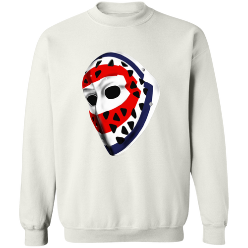 Montreal Canadiens NHL Ken Dryden Goalie Mask Sweatshirt Crewneck Pullover color White