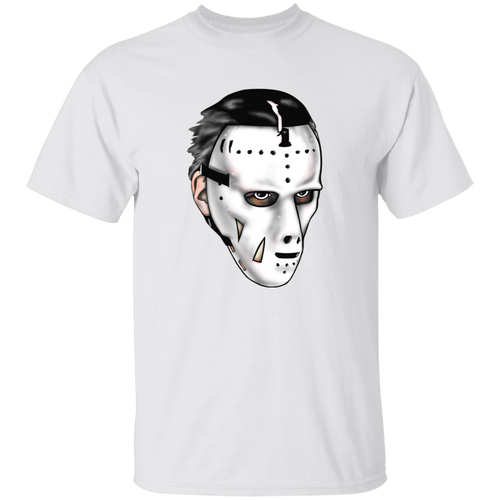 New York Rangers NHL Ed Giacomin Goalie Mask T-shirt color White