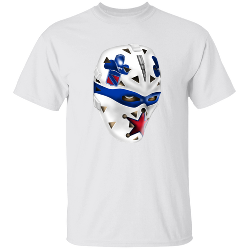 New York Rangers NHL John Davidson Goalie Mask T-shirt color White