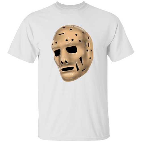 Toronto Maple Leafs NHL Johnny Bower Goalie Mask T-shirt color White