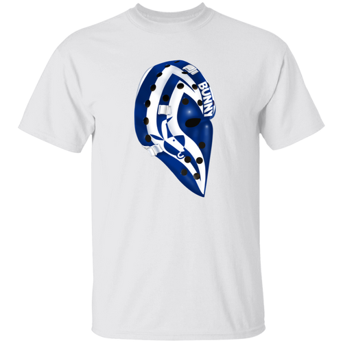 Toronto Maple Leafs NHL Michel Bunny Larocque Goalie Mask T-shirt color White