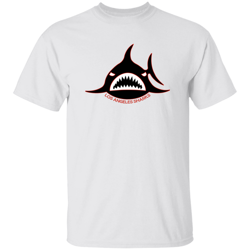 Los Angeles Sharks WHA Hockey Short Sleeve Tee Shirt in White