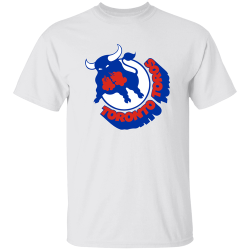 Toronto Toros WHA HockeyShort Sleeve Tee Shirt in White
