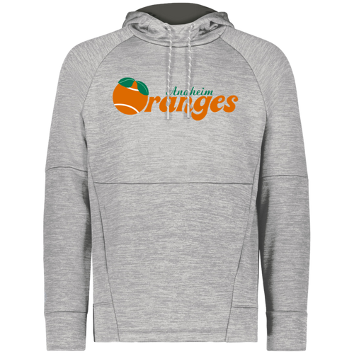 Anaheim Oranges WTT Tennis Performance Fleece Hoodie in Athletic Grey