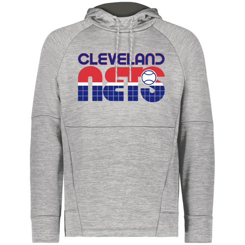 Cleveland Nets WTT Tennis Performance Fleece Hoodie in Athletic Grey